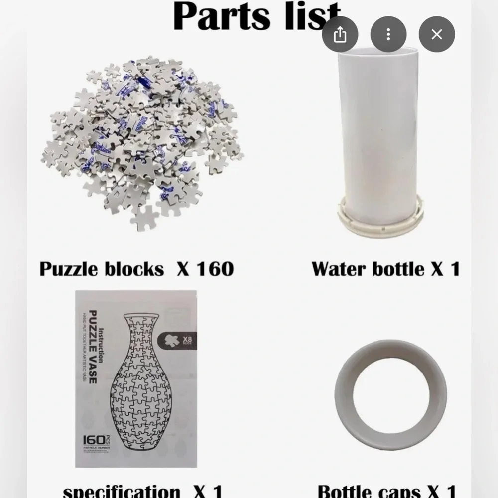 Puzzle Vase 3D 160‎ pieces